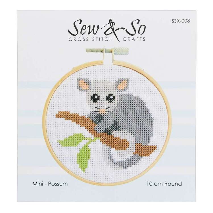 Sew & So Possum Cross Stitch Kit