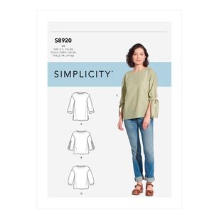 Simplicity Sewing Pattern S8920 Misses' Tops