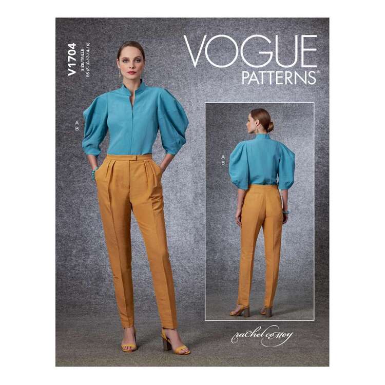 Vogue Sewing Pattern V1704 Misses' Top & Pants