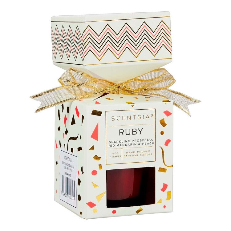 Scentsia Christmas Ruby Scented 60 g Candle Jar