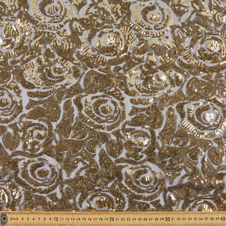Cancun Patterned 132 cm Sequin Fabric