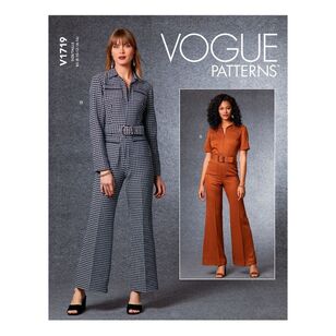 Vogue Sewing Pattern V1719 Misses' Jumpsuit & Belt