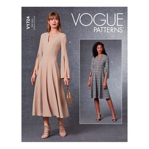 Vogue Sewing Pattern V1724 Misses' Dress