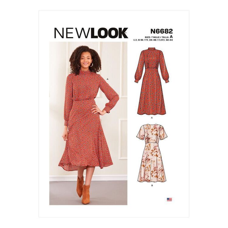 New Look Sewing Pattern N6682 Misses' Dresses