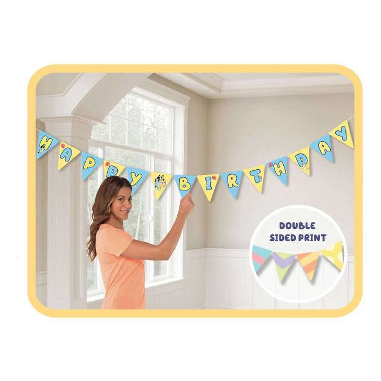 Bluey Paper Bunting Banner
