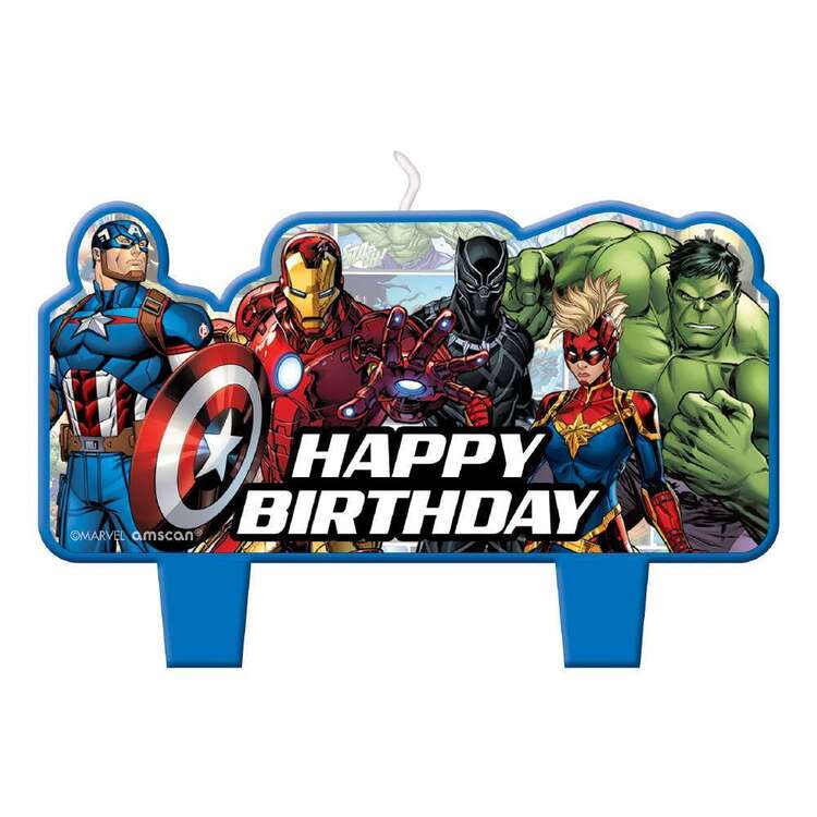 Powers Unite Marvel Avengers Birthday Candles 4 Pack