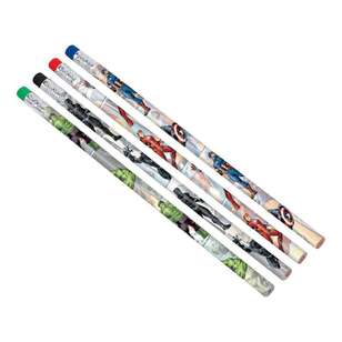 Powers Unite Marvel Avengers Pencil Favours 8 Pack Multicoloured