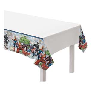 Powers Unite Marvel Avengers Paper Table Cover Multicoloured 137 x 243 cm