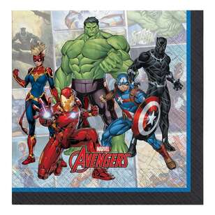 Powers Unite Marvel Avengers Luncheon Napkins 16 Pack Multicoloured