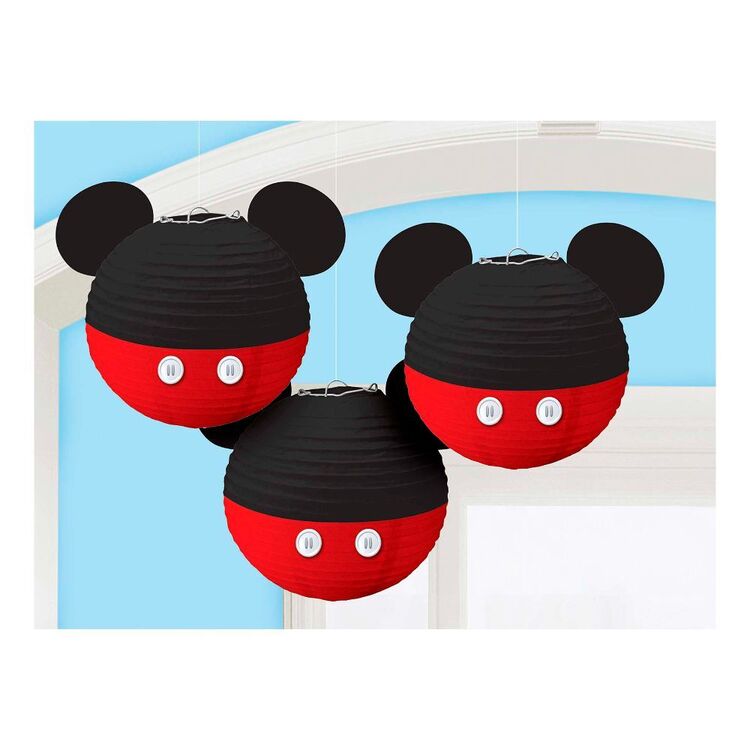 Mickey Mouse Ears Paper Lanterns 3 Pack