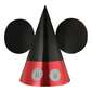 Mickey Mouse Party Hats 8 Pack Multicoloured