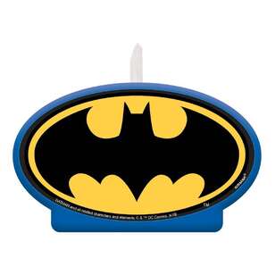 Batman Heroes Unite Cake Candle Multicoloured
