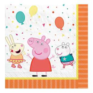 Peppa Pig Lunch Napkins 16 Pack Multicoloured