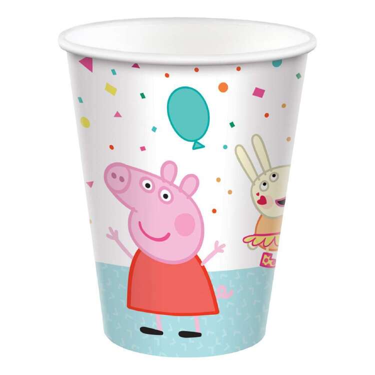 Peppa Pig Paper Cups 8 Pack Multicoloured