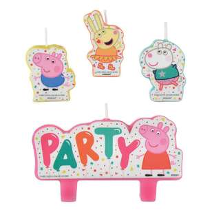 Peppa Pig Candle Set 4 Pack Multicoloured