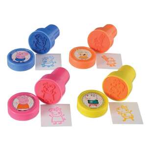 Peppa Pig Stamp Set Favours 4 Pack Multicoloured