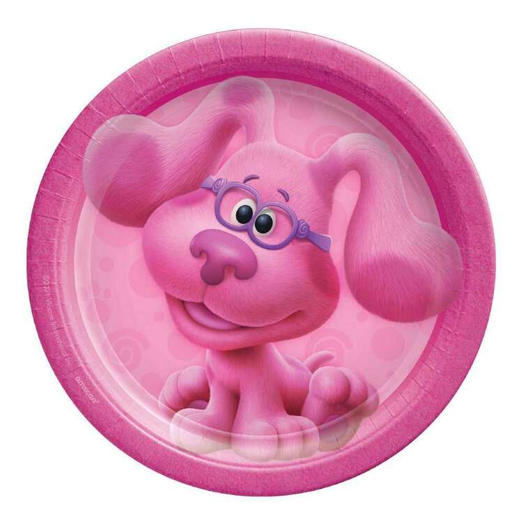 Blues Clues Magenta Paper Plates 8 Pack