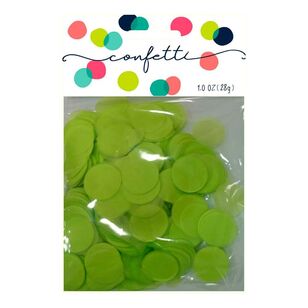 Amscan Paper Confetti Circles Green 28 g