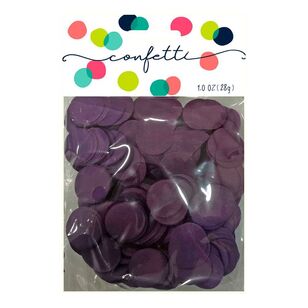 Amscan Paper Confetti Circles Purple 28 g