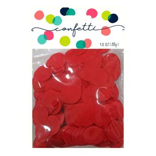 Amscan Paper Confetti Circles Red 28 g