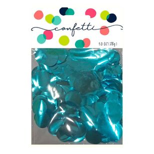 Amscan Metallic Confetti Circles Light Blue 28 g
