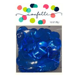 Amscan Metallic Confetti Circles Royal Blue 28 g