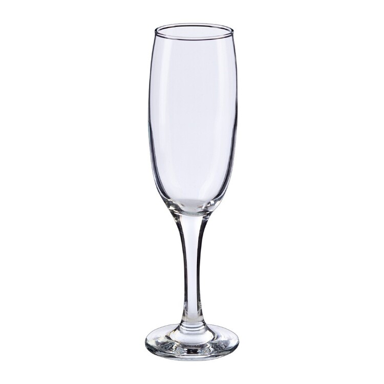 Mode Home 6 Pack Glass Flutes Clear 220 mL