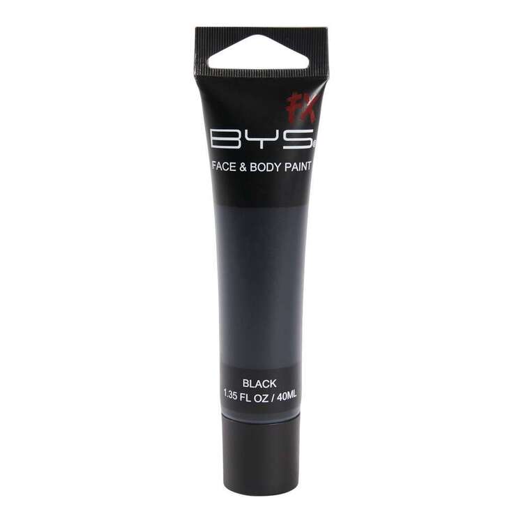 BYS Special FX Face & Body Paint Tube Black 40 mL