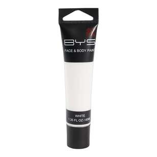 BYS Special FX Face & Body Paint Tube White 40 mL