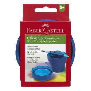 Faber Castell Clic & Go Water Cup Navy Blue