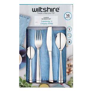 Wiltshire Paros 16 Piece Cutlery Set  Silver