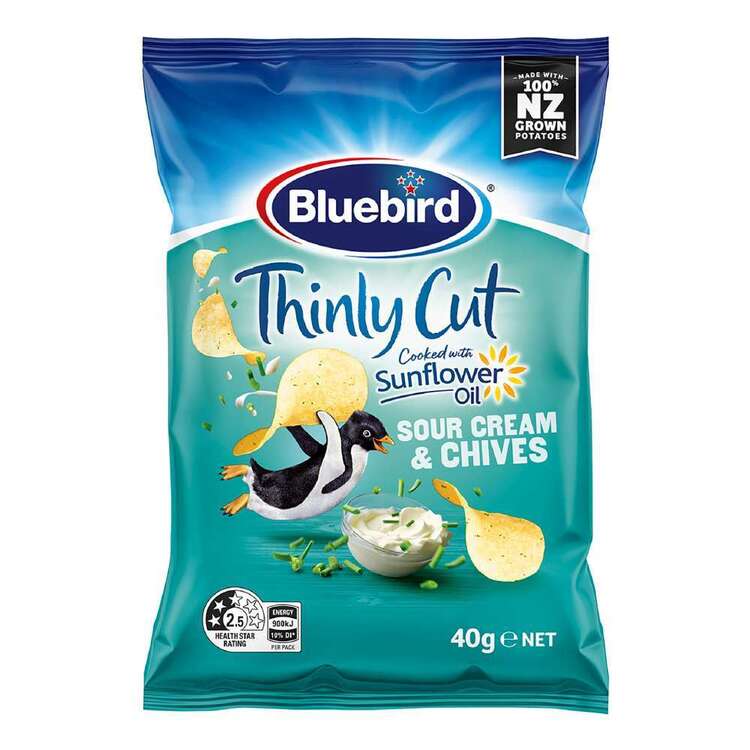 Bluebird Originals Thinly Cut Sour Cream & Chives Chips