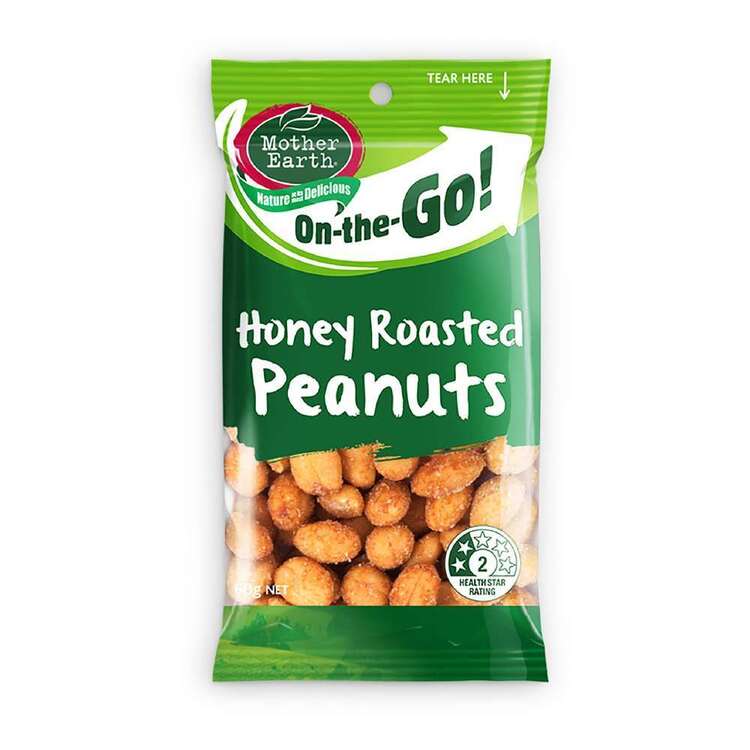 Mother Earth On The Go Honey Roasted Peanuts