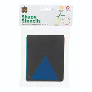 EC Geometric Sharpes Stencil Set Multicoloured