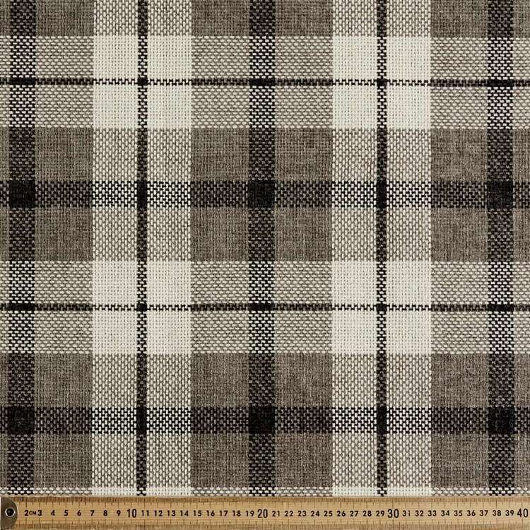 Cornwall Check Chenille 145 cm Upholstery Fabric