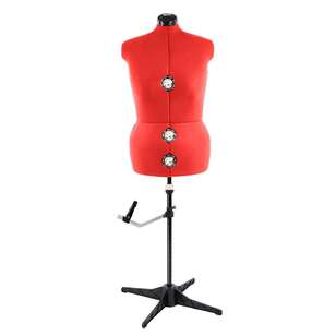 Semco Adjustable Sewing Dressmaker Mannequin Red