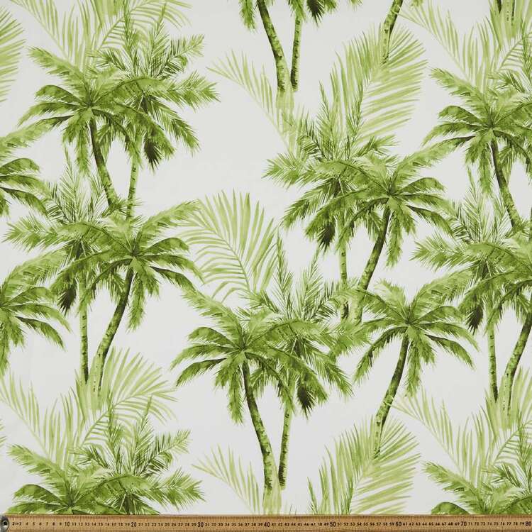 Vintage Palms 150 cm Weather Resistant Canvas Fabric