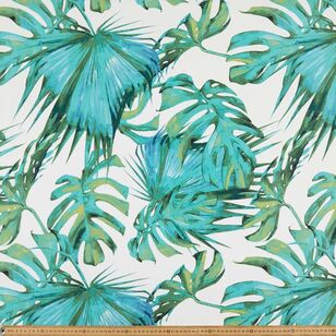 Palm Garden 150 cm Weatherproof Canvas Fabric White 150 cm