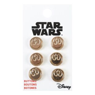 Star Wars Rebel Emblem Metal Buttons Multicoloured