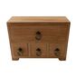 Ombre Home Country Living Four Drawer Trinket Storage Natural 30 x 10 x 22 cm