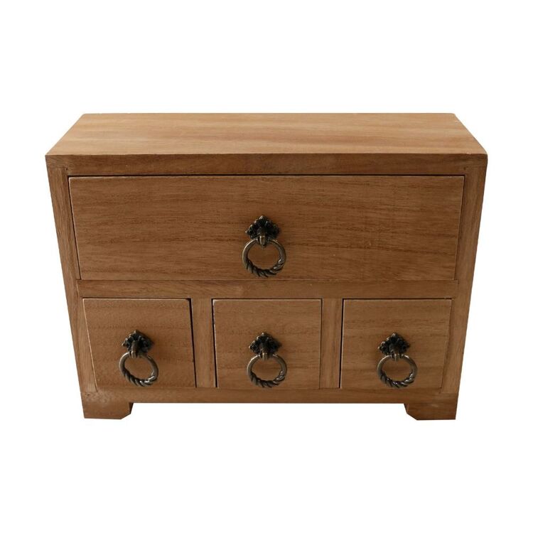 Ombre Home Country Living Four Drawer Trinket Storage