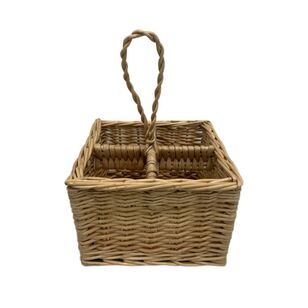 Ombre Home Golden Hour Willow Storage Basket Natural 17 x 25 cm