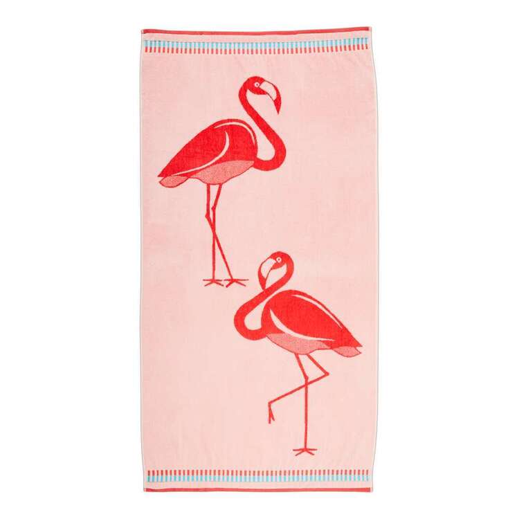 KOO Flamingo Beach Towel
