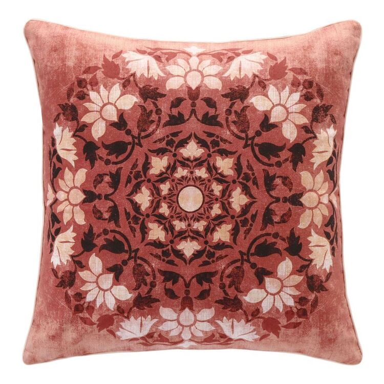 Ombre Home Golden Hour Flower Mandala Cushion