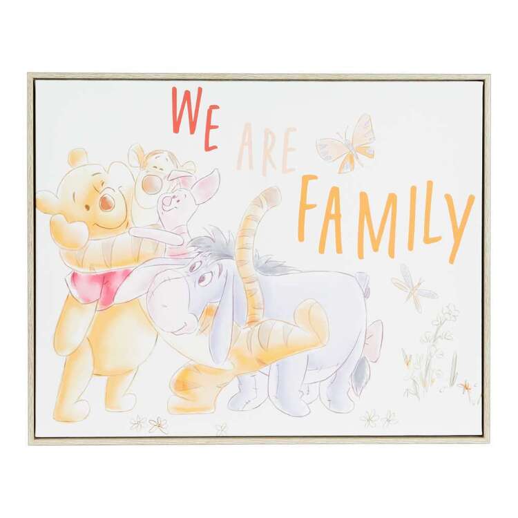 Impact Posters Winnie The Pooh Family Framed Canvas