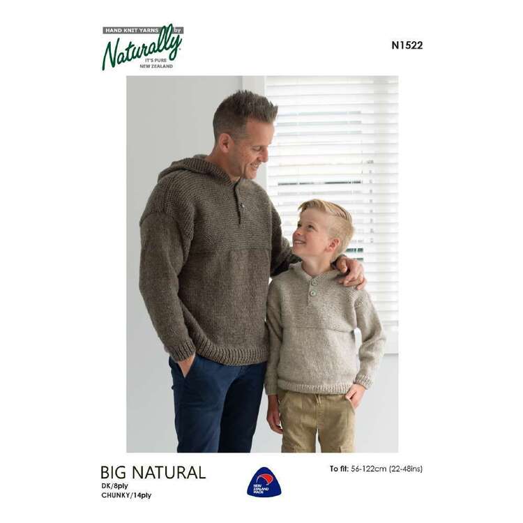 Naturally Big Natural DK/14Ply Leaflet N1522
