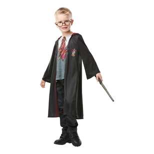 Harry Potter Printed Kids Robe Black