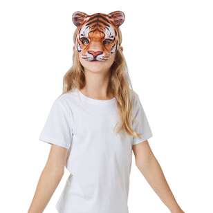 Spartys Kids Tiger Mask Orange Child