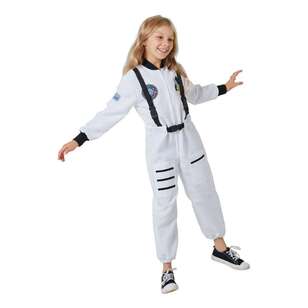 Spartys Kids Astronaut Costume White