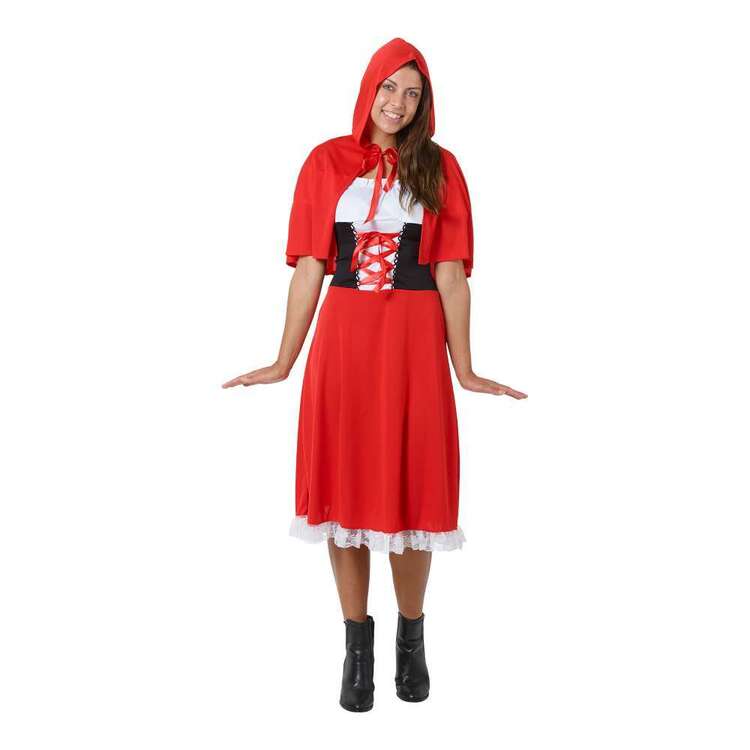 Spartys Adult Red Riding Dress Red